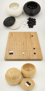 50 mm Bamboo Board, cutted / Yunzi Stones / Shinkaya Bowls