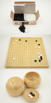 30 mm Shinkaya Board / 9x21,5 mm Glass Stones / Shinkaya Bowls