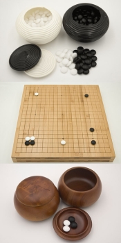 50 mm Bamboo Board, cutted / Yunzi Stones / Mulberry Bowls