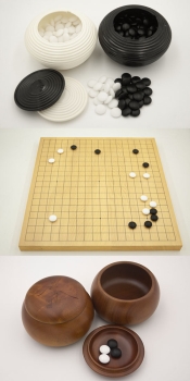 30 mm Shinkaya Board / Yunzi Stones / Mullberry Bowls