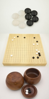 50 mm Shinkaya Board / Achat Stones / Mullberry Bowls