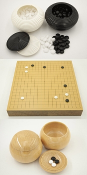 60 mm Agathis Board / Yunzi Stones / Shinkaya Bowls