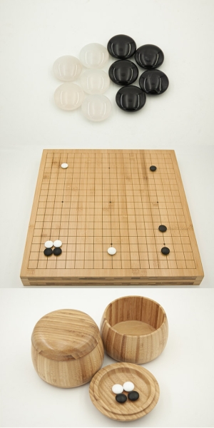 50 mm Bamboo Board, cutted / Achat Stones / Bamboo Bowls